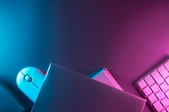 Laptop Background showcasing TemplateSee templates